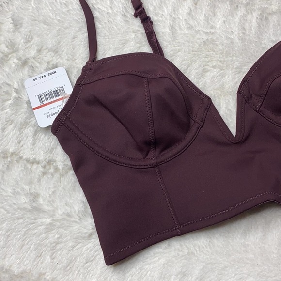 Free People Brianna Longline Underwire Bra XS NWT - Picture 3 of 9